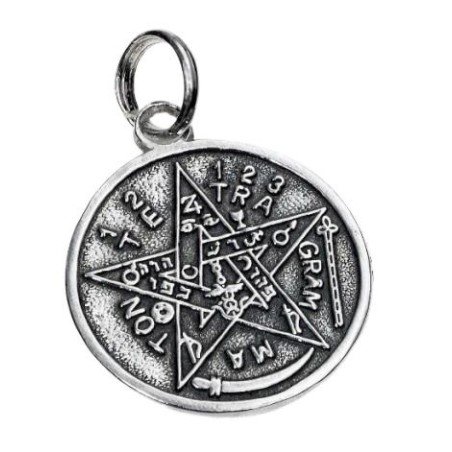 Amuleto Plata Medalla Tet