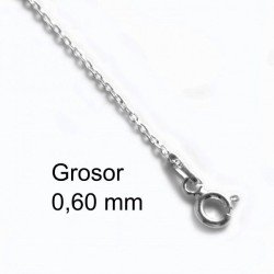 Cadena Plata 40 cm Fina