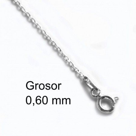 Cadena Plata 40 cm Fina