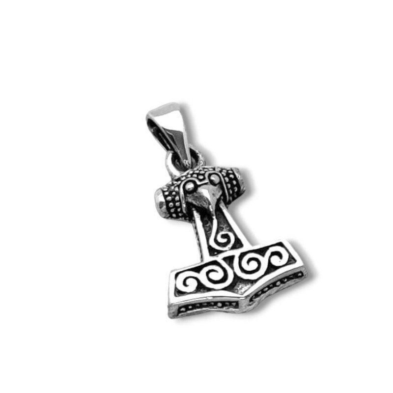 Amuleto Plata Martillo de Thor 2 cm