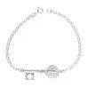 Amuleto Plata Pulsera Llave San Benito 17-20 cm Ajustable