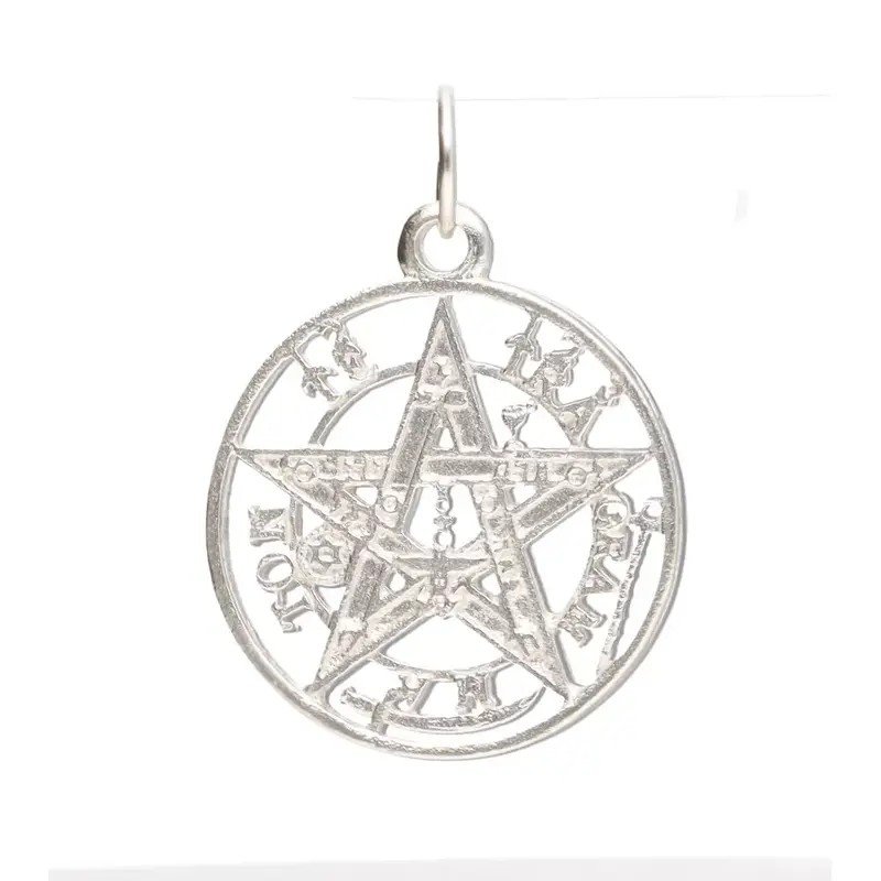 Amuleto Plata Tetragramaton 1.4 x 1.0 cm Pack 3 Unds (Mini)