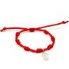 Pulsera Hilo Rojo 7 Nudos c/ Cruz de Caravaca (Ovalada) en
